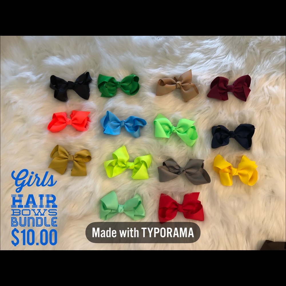 Girls Hair Bows